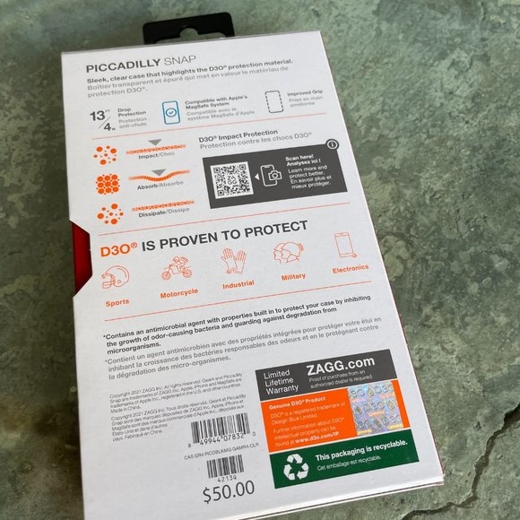 Zagg Gear 4 Picadilly Snap Magnetic iPhone Case - Picture 4 of 7